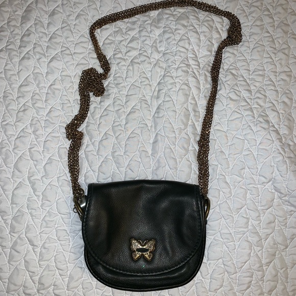 Rhythm & Rhyme Soft Leather Black Crossbody Bag - Picture 2 of 6